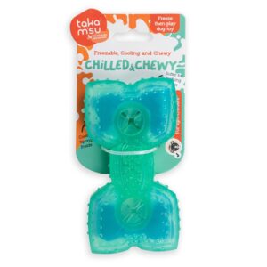 Chilled & Chewy Freezable Toy Bone Turquoise