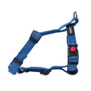 Reflective Supersoft Webbing H Harness Yale Blue