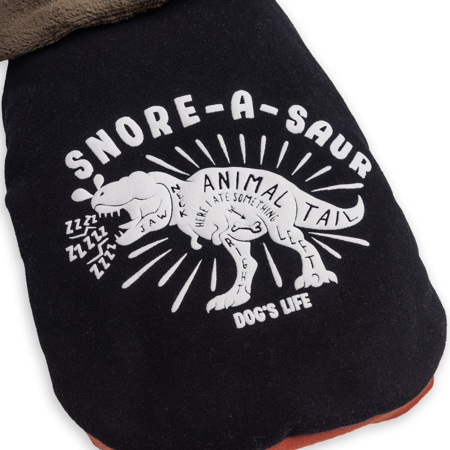 Snore-A-Saur Winter Cape Black - Image 3