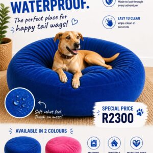 Velvet Waterproof Bean Bag