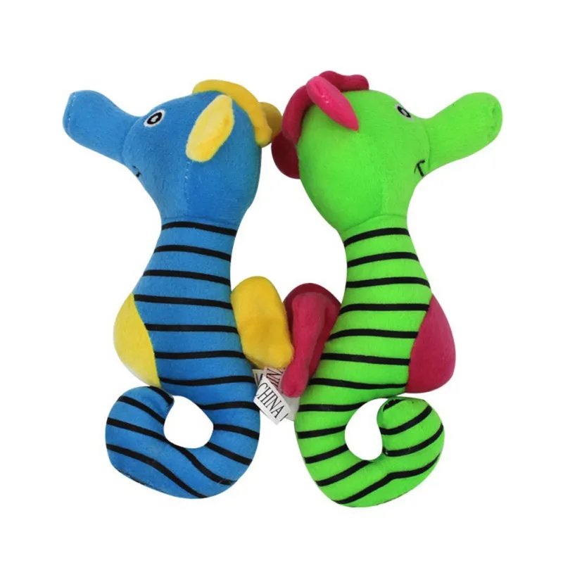 Plush Seahorse Pet Toy - Image 2