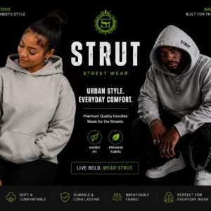 STRUT CozyBond Human Hoodie