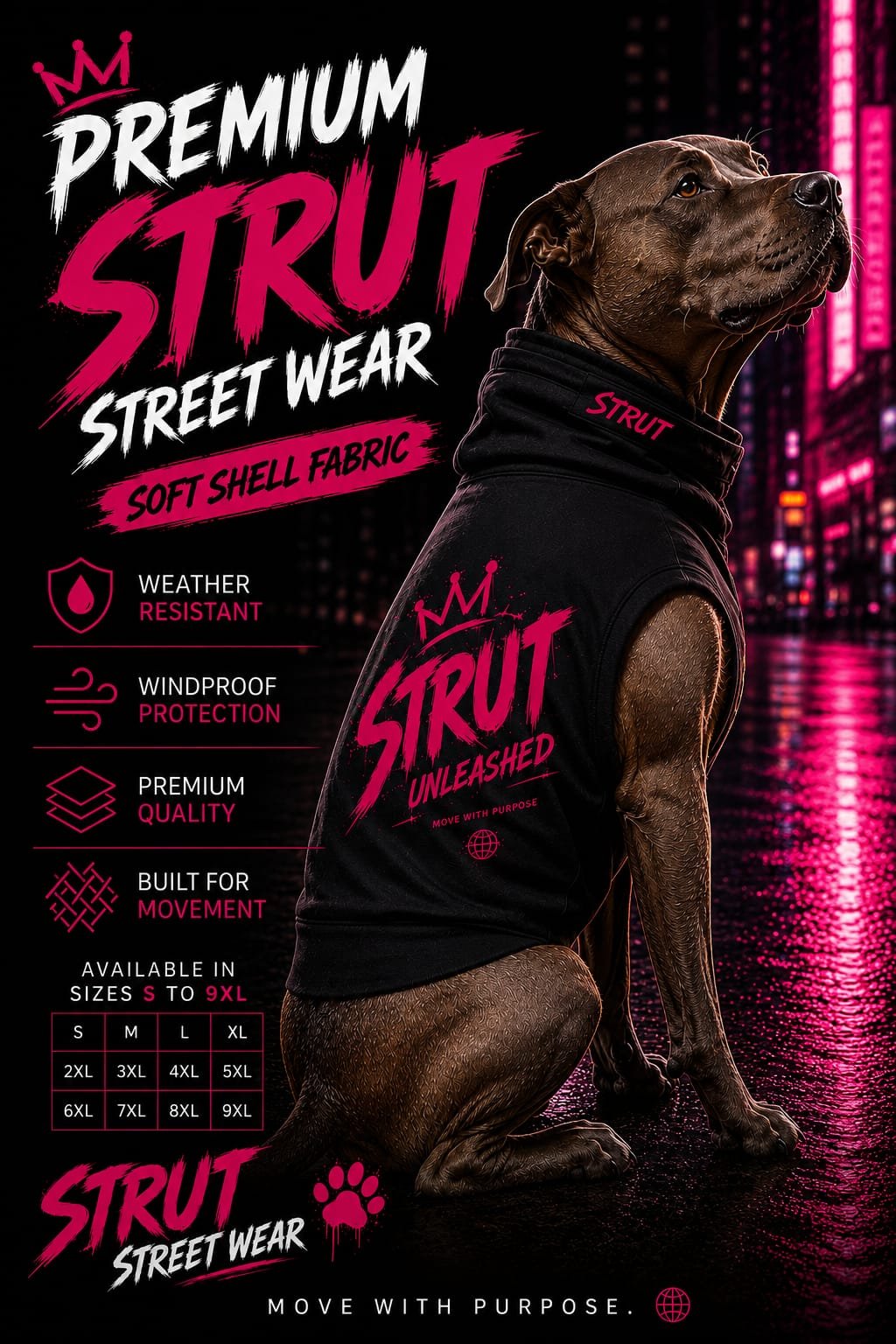 STRUT DOG HOODIE 🐾